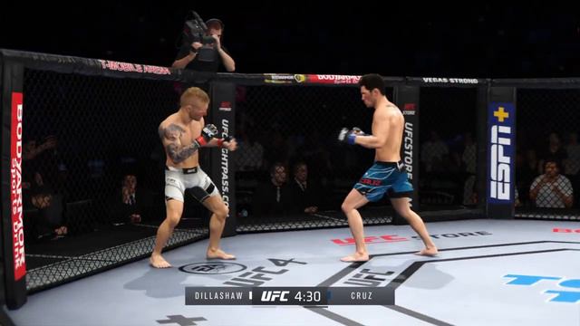 ТИДЖЕЙ ДИЛЛАШОУ VS ДОМИНИК КРУЗ UFC 4 CPU VS CPU смотреть онлайн