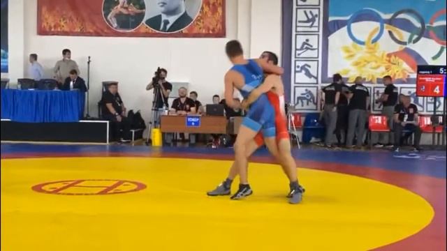 GR U-21 RUS 🔴Хоконов - 🔵Васюнин, квалификация 55 кг 2020 смотреть онлайн