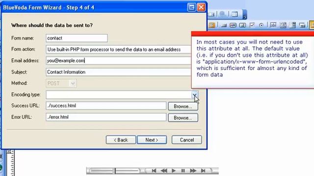 Form Wizard with Bluevoda website builder from VodaHost web hosting смотреть онлайн