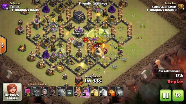 3 Way To 3 Star this Popular (Common) Town Hall 9 (TH9) War Base (Internet Base) | Clash Of Clans смотреть онлайн