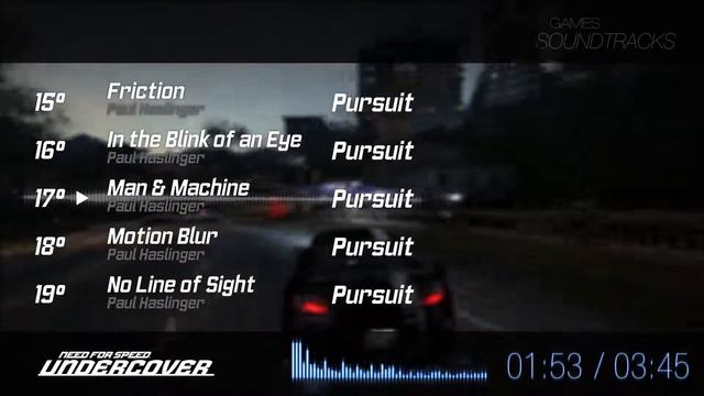 Need for Speed World Soundtrack °17 Man & Machine [Pursuit] смотреть онлайн