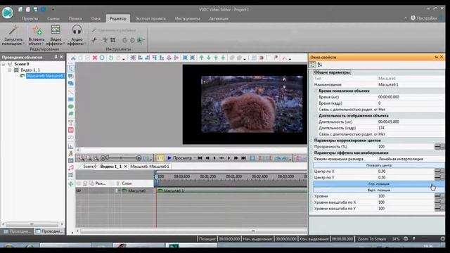 Как сделать чтобы не было черных полос на видео в VS DC Free Video Editor смотреть онлайн
