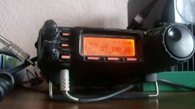 YAESU FT-857D СиБи диапазон,антенна Дельта(запад) смотреть онлайн