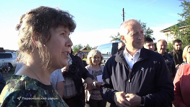 Владимир Мазур встретился с жителями Первомайского района смотреть онлайн