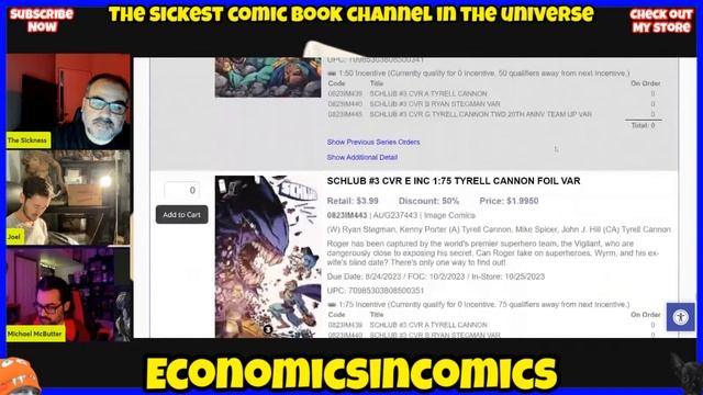 Comic Book Preorder Weekend /// Full FOC Review Show & Live Comic Book Art смотреть онлайн