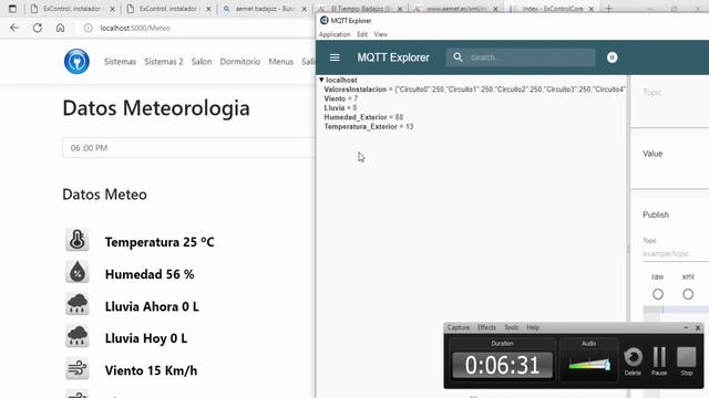 Datos meteorología actual y futura en domótica node red + ExControl смотреть онлайн