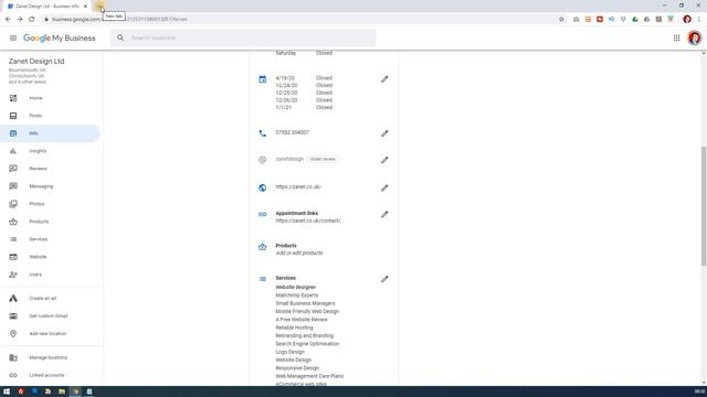 Google Business Short URL Name : GRAB Yours Today!