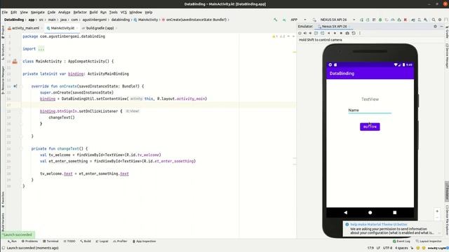 How to use Data Binding in Android Studio for layout components - Android Best Practice смотреть онлайн