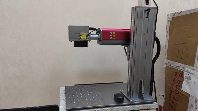 Распаковка и первый пуск Raycus 30W с авто фокусом. смотреть онлайн
