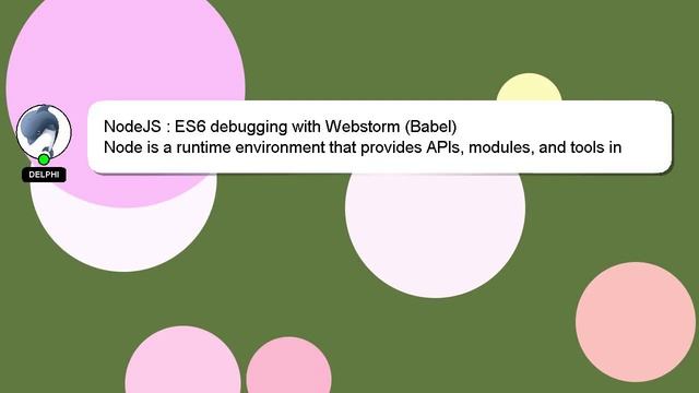NodeJS : ES6 debugging with Webstorm (Babel) смотреть онлайн