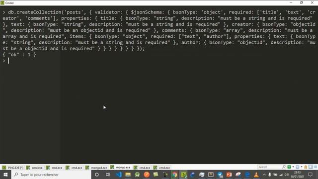 MongoDB #Adding Collection Document Validation #28 смотреть онлайн