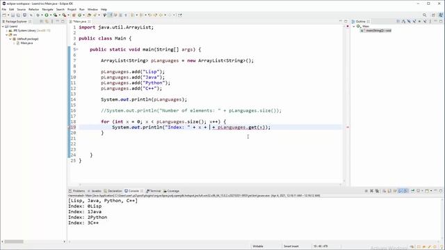 Java OO Tutorial - 35 - ArrayList - For Loop - ForEach смотреть онлайн