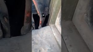 Рычаг включения бендекса ЮМЗ при переходе с пускача на стартер.