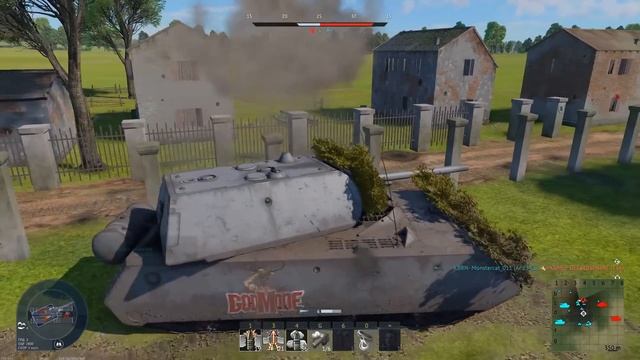 Твою мать... ЭТО МАУС в War Thunder! смотреть онлайн