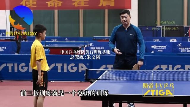 Basic routine in table tennis of professional Chinese table tennis players смотреть онлайн