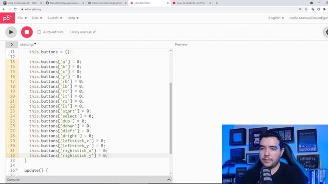 API de CONTROLES em Javascript Puro. Programando com a Gamepad API. смотреть онлайн