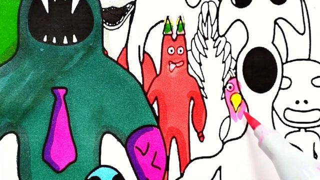 Garten Of Banban New Coloring Pages / How to color All Bosse and Monster from Banban 7 & Banban 6 смотреть онлайн