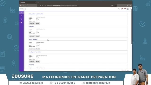 EduSure Student portal features & User guide 2022 смотреть онлайн