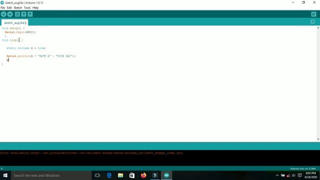Real Time clock on Arduino serial Monitor смотреть онлайн