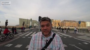 Сан-Себастьян Испания. Достопримечательности. Пляж, набережная, старый город и базилика Санта-Мария