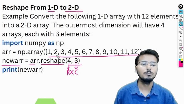 Python O level Full course in Hindi | Python for beginners in Hindi | m3r5 python #30 NumPy смотреть онлайн