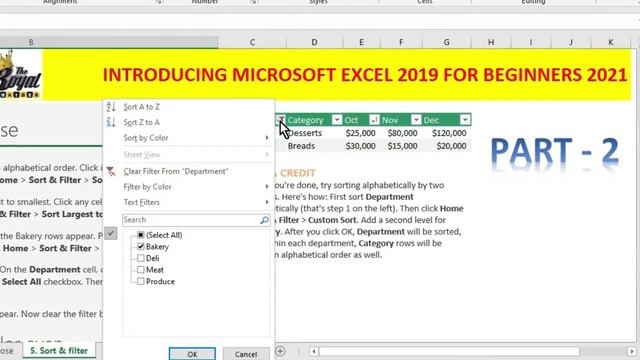 INTRODUCING MICROSOFT EXCEL 2019 UPDATED FOR BEGINNERS 2021 PART - 2 смотреть онлайн
