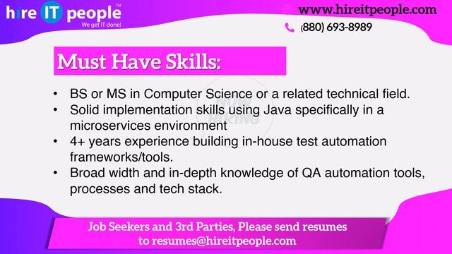 Java Developer Jobs, Austin, TX | Job ID 31039 | смотреть онлайн