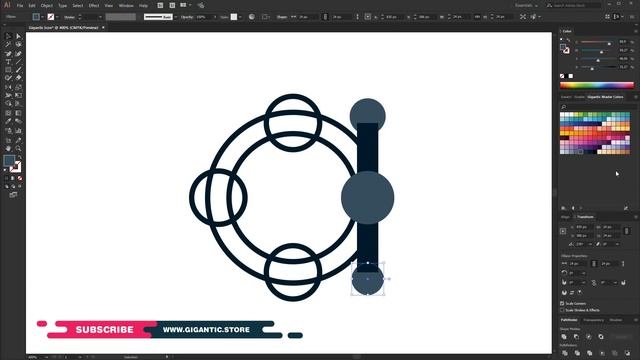 ICON DESIGN in Illustrator ( + 5 TIPS ) смотреть онлайн
