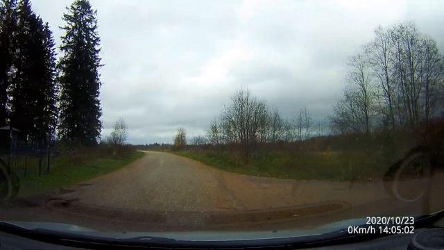 №660 ? Путешествуем на автомобиле. Посёлок Красная заря. Село Яконово . Колокольня. Борки смотреть онлайн