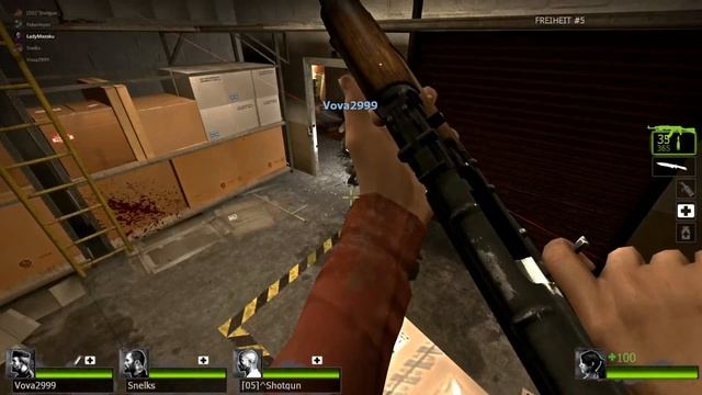 Left 4 Dead 2: Игра с друзьями | Versus | Server FREIHEIT смотреть онлайн