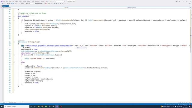 How to Add Dynamic Map Using Google Maps API in Unity- Work in WebGL смотреть онлайн