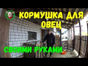 Кормушка для овец своими руками