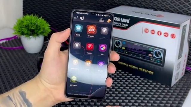 Процессорная магнитола bos mini n971 DSP смотреть онлайн