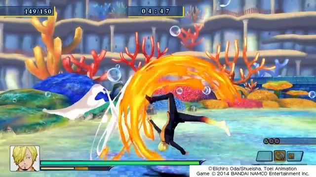 One Piece Unlimited World Red PS4 Deluxe Edition Vinsmoke Sanji Gameplay смотреть онлайн
