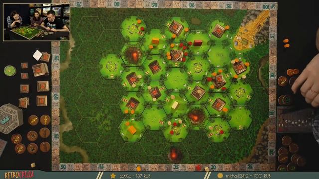 Играем в игру Tikal. В гостях Ксана Гурцева. смотреть онлайн
