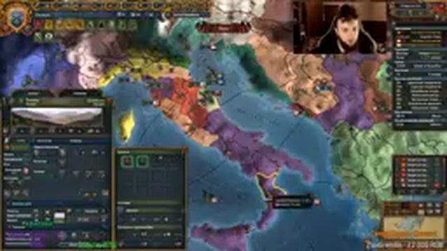 СОЗДАЁМ ИТАЛИЮ -_- Europa Universalis 4, "THIRD ROME" смотреть онлайн