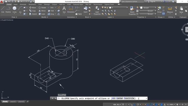 AutoCAD 3 3 ISOMETRIC DRAWING ASSIGNMENT 2 смотреть онлайн