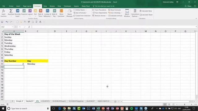 IF Statements and LOOKUPs in Excel (Microsoft Excel Tutorial) смотреть онлайн