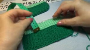 #614 ПИНЕТКИ -САПОЖКИ СПИЦАМИ ДЛЯ МАЛЫША. МАСТЕР КЛАСС.