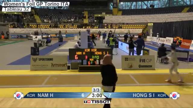 FE W F Individual Torino ITA Grand Prix 2016 T32 16 yellow HONG KOR vs NAM KOR смотреть онлайн