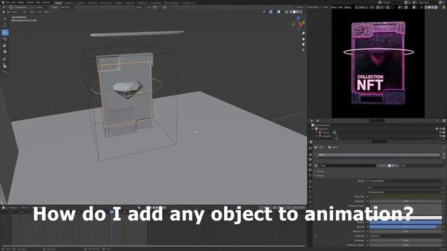 Blender template NFT card (.blend file + tutorial) #4 смотреть онлайн