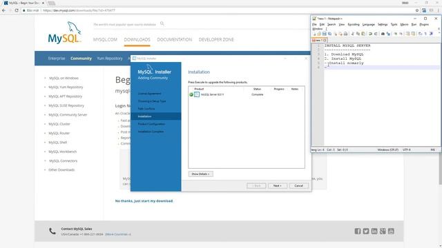 Step2 Install MySQL смотреть онлайн