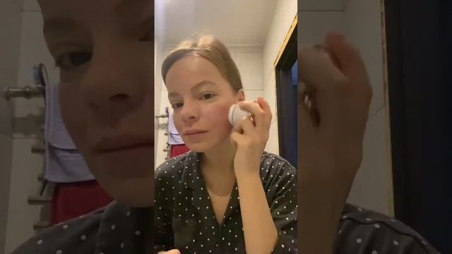 Утренний уход за кожей лица ? #кожабезпроблем смотреть онлайн