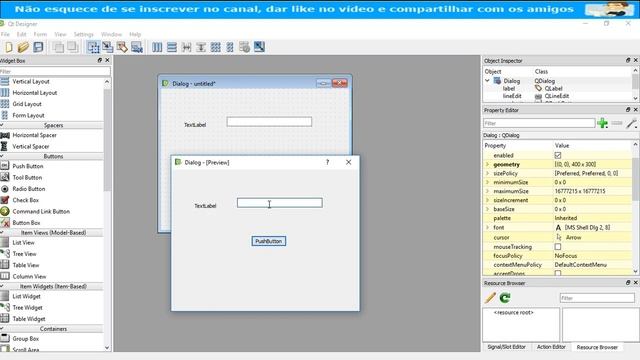 Curso Programação - Criando Sistema Em Python Com PYQT - 01 смотреть онлайн