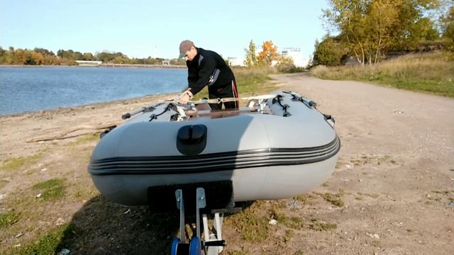 Лодочный прицеп МЗСА 81771С.Личный опыт владения. смотреть онлайн