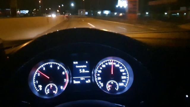 Fuel Consumption VW Golf mk 7 VII 1.2 TSI at 110 km / h смотреть онлайн