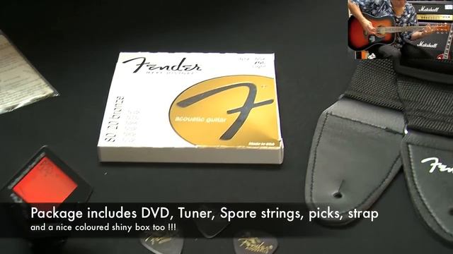 Fender CD60 Acoustic Guitar in store demo - Tony Farinha @ PMT смотреть онлайн