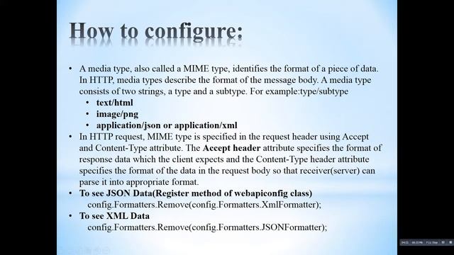 different mediatypeformatters in web api and example смотреть онлайн