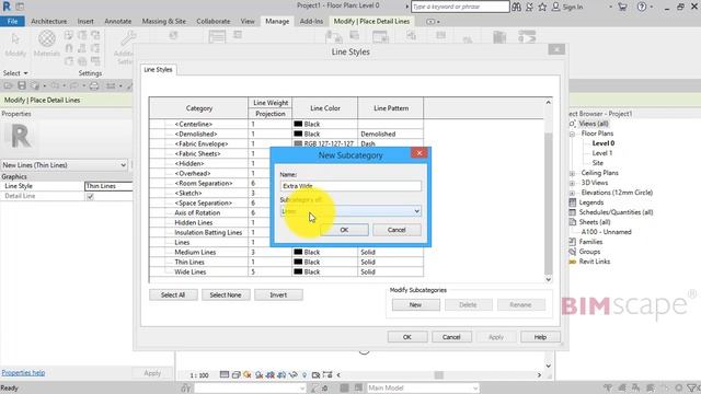 Autodesk Revit: Creating additional Line Styles смотреть онлайн