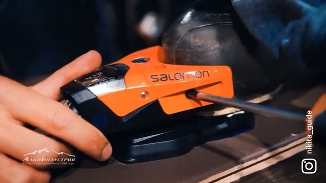 Настройка горнолыжных креплений Salomon / Atomic SHT wtr 2 смотреть онлайн